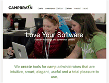 Tablet Screenshot of campbrain.com
